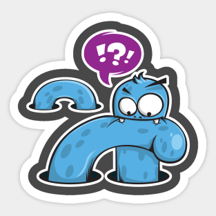 Worm Sticker